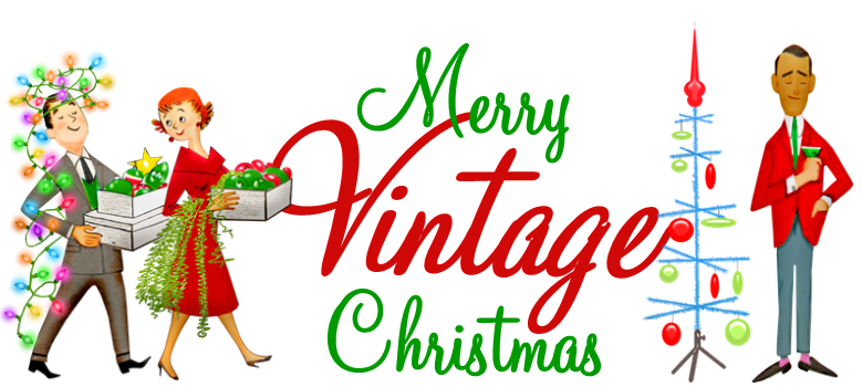 Merry Vintage Christmas Logo