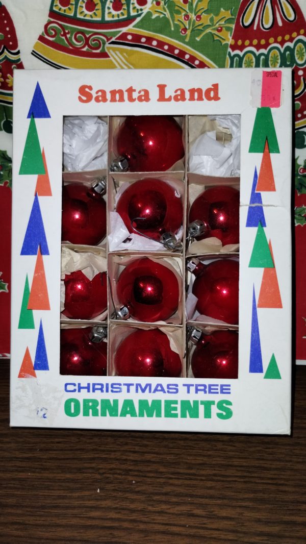 Santa Land Vintage Ornaments