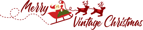 Merry Vintage Christmas Logo